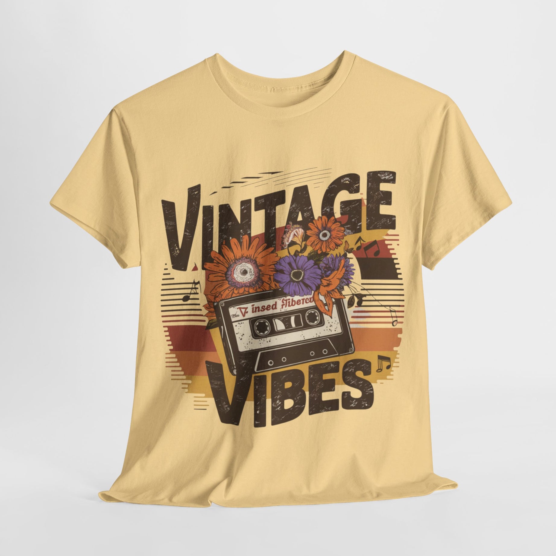 Vintage Vibes Retro Cassette Tee