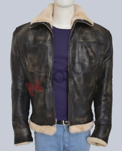 Men Brown XXX Return Of Xander Cage Vin Diesel Distressed Leather Jacket