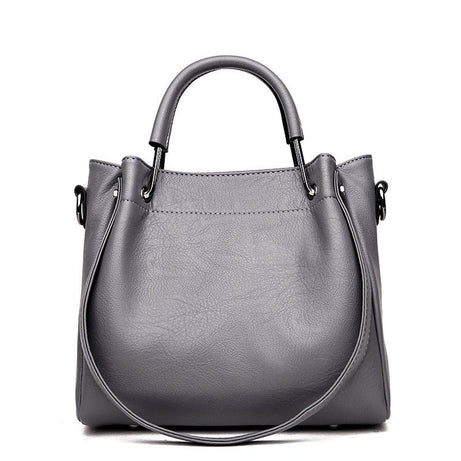 Bags Handbags Korean Fashion Women's Bags Soft Leather Retro Bucket Bag Handbag - Noorox