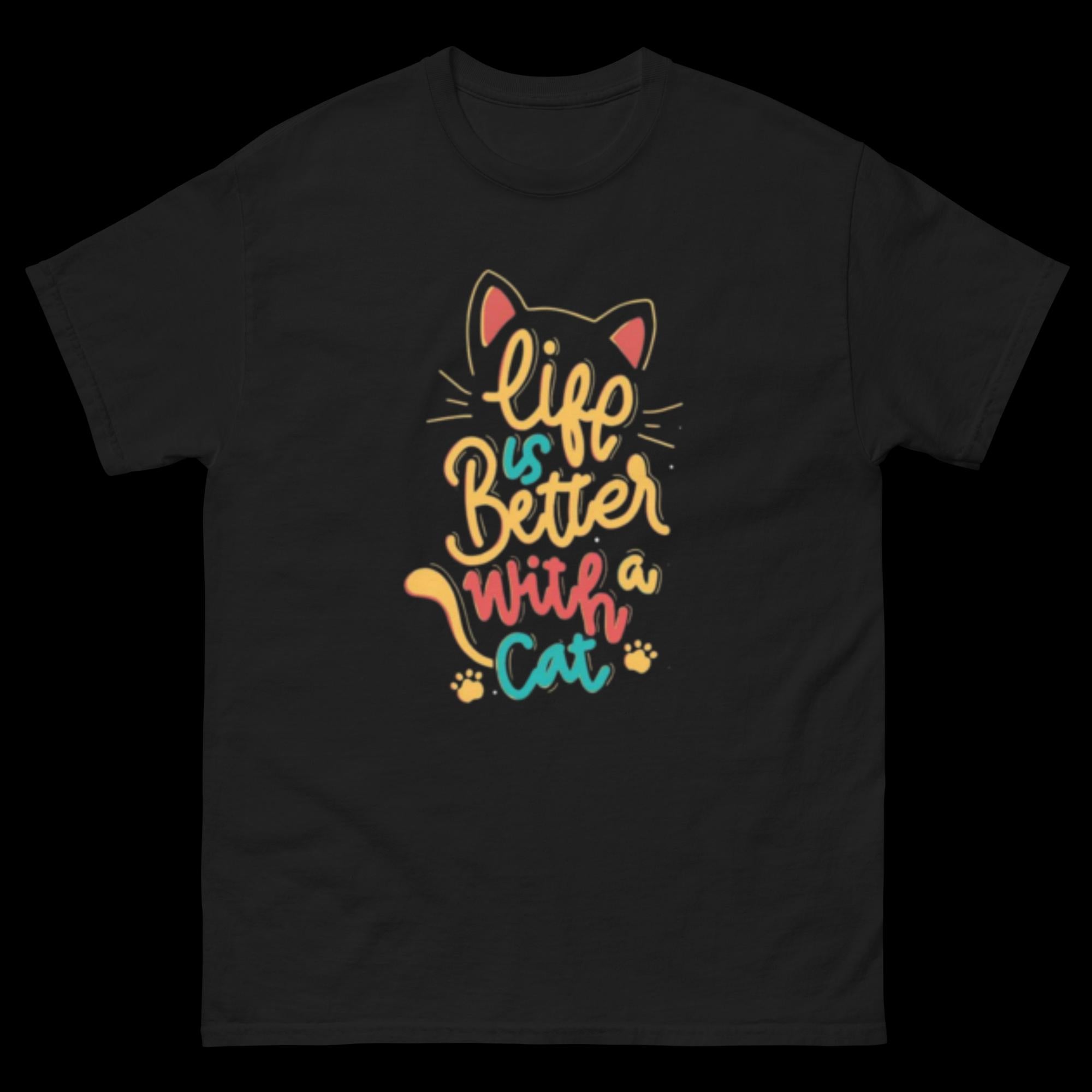 CAT LOVE LIFE IS BETTER WITH CAT T - SHIRT - Noorox