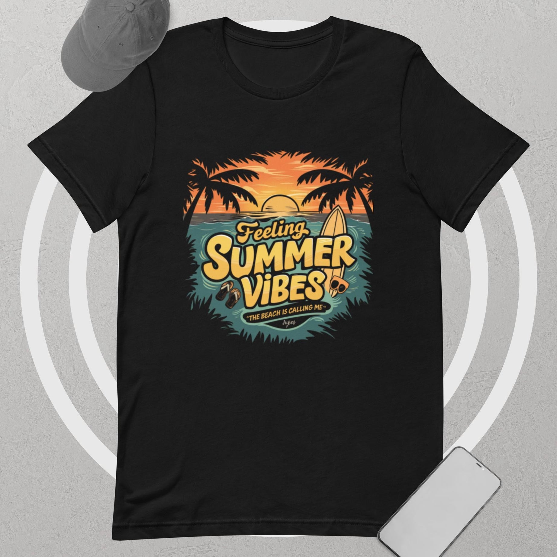 Feeling Summer Vibes The Beach Is Calling Me T - Shirts (Unisex) - Noorox